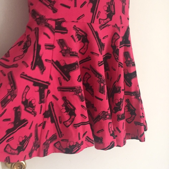 Betsey Johnson gun dress. Vintage very rare large 80’s - Picture 4 of 16